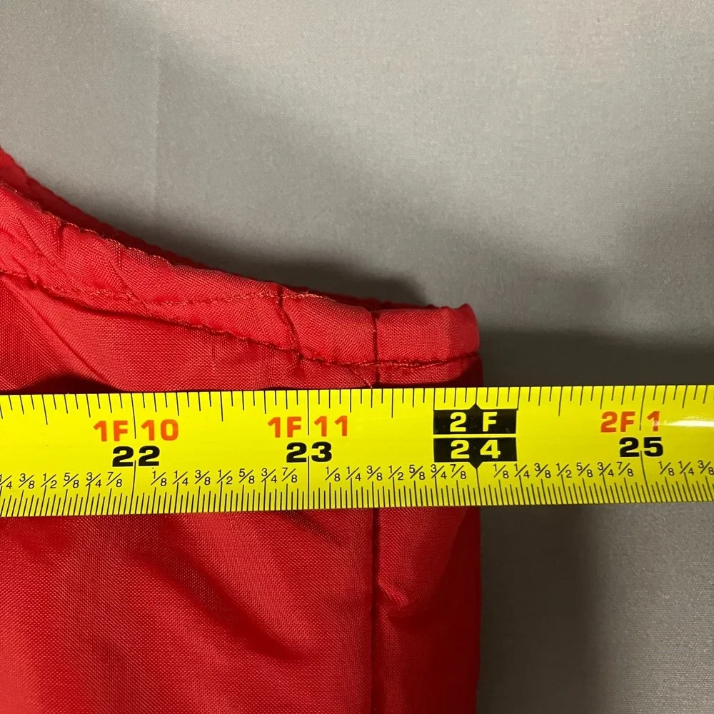 Holloway Mastercraft Tires Vest Men's‎ Extra Large Red Insulated Snap Front